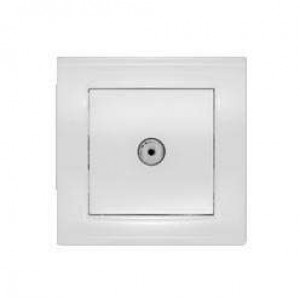 Розетка телевизионная TV 1-м СП Бриллиант бел. 7947571