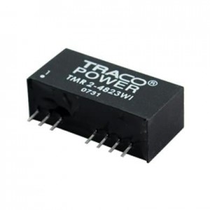 TMR 2-4821WI, Преобразователи постоянного тока в постоянный с изоляцией Product Type: DC/DC;Package Style: SIP;Output Power (W): 2;Input Voltage: 18-75 VDC;Output 1 (Vdc): 5;Output 2 (Vdc): -5;Output 3 (Vdc): N/A