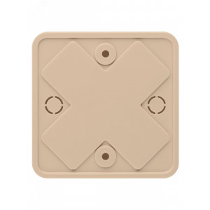 Коробка распаячная КР 75х75х20 ОП сосна IP40, инд. штрихкод SQ1401-0403