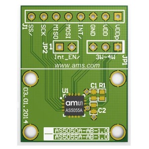 AS5055A-QF_EK_AB, Инструменты разработки датчика положения AS5055A Adapterboard
