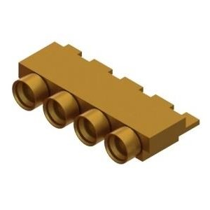3811-60052, РЧ соединители / Коаксиальные соединители SMPS M Edge Launch Connector 4 Port, SB