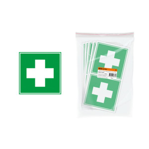 Знак 150х150мм "Медицинская аптечка" SQ0817-0023