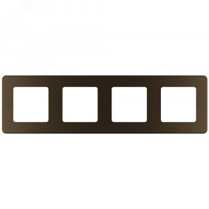 Рамка 4-м Inspiria бронз. Leg 673969