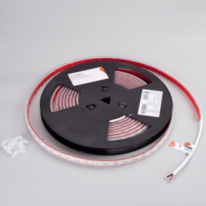 Лента герметичная RTW-PS-B60-12mm 12V Day4000 (14.4 W/m, IP67, 5060, 5m) 022324(2), Герметичная лента IP67 (силикон, экструзия), светодиоды smd 5060, 60шт/м (300шт на 5м), белая плата 10мм, скотч 3М. Цвет ДНЕВНОЙ 3800-4200K. Питание 12V, мощность 14.4 Вт/м (72 Вт на 5м), угол 120°, цветопередача CRI>85. Размеры 5000х12x5мм. Мин.отрезок 5