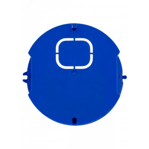 Установочная коробка СП D68х42 мм, саморезы, без стыковочных узлов, синяя, IP20, SQ1402-1138