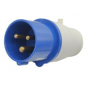 ВИЛКА ПЕРЕНОСНАЯ AM-013 16A 220V~250V 2P, ВИЛКА ПЕРЕНОСНАЯ AM-013 16A 220V~250V 2P+E IP44 (ANDELI)