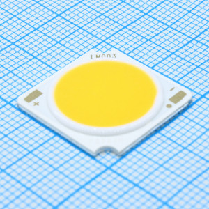 HL-LM003H384W-20B10C12(Ra4) (2700K), 32-43W COB/ 2700K/ 36v/ 3570Lm @ 1000mA (99Lm/W)/ Ifmax=1200mA/ CRI=90/ 19x19x1,6mm/ 120°