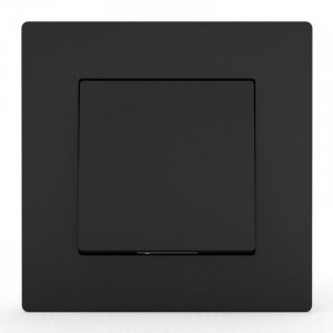 Выключатель 1-кл. СП Pixel 10А IP20 в сборе карбон TKE-PX-V1F-C14