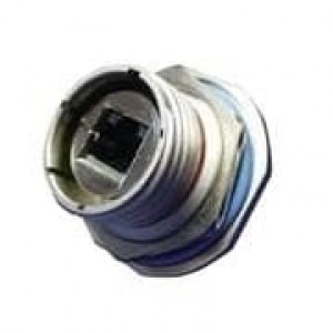 RJFTV7SA1N, Модульные соединители / соединители Ethernet RJ SEALED JAM NUT R RJ45 CODE A NICKEL