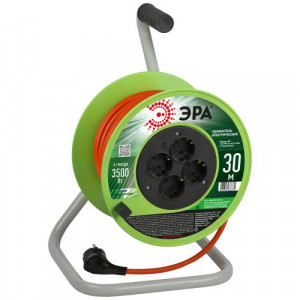 Удлинитель на катушке 4х30м с заземл. RP-4e-3x1.5-30m ПВС 3х1.5 Б0056102