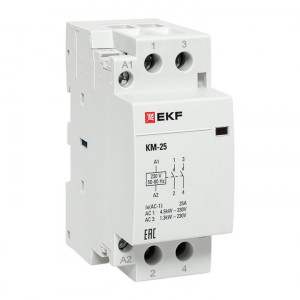 Контактор модульный КМ 25А 2NО (2 мод.) km-2-25-20