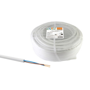 Провод ПВСмб 2х0,75 (20м), белый Народный SQ0118-0701