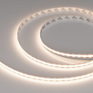 Лента COB-X400-8mm 12V Warm3500 (9 W/m, IP20, CSP, 2.5m) 044588, Светодиодная лента COB-X400, открытая IP20. Светодиоды CSP, 400 шт/м (1000 шт на 2.5 м), белая плата, ширина 8 мм, скотч 3М. Цвет ТЕПЛЫЙ 3500K, цветопередача CRI>90, угол 170°. Питание 12 В, мощность 9 Вт/м (22.5 Вт на 2.5 м). Размеры 2500х8х2 мм. Мин.отр