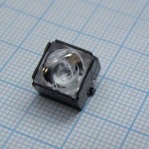 CP12938_LARISA-RS-CLIP8, Линза для Osram Oslon 22°/ LG LEMWA33X 22° 9.9x9.9 мм H:7.5 мм