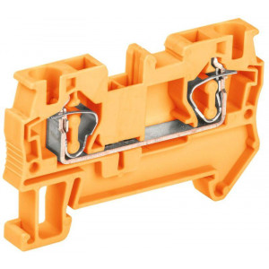 Клемма пружинная КПИ 2в-4 41А оранжевый YZN11-004-K09