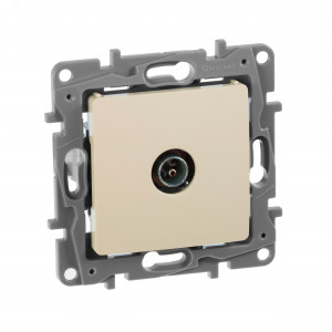 ETIKA Розетка телевизионная TV Звезда слоновая кость 672351