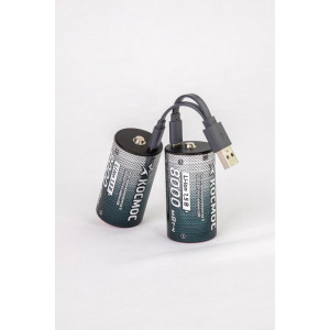 Аккумулятор D Li-ion 8000мАч (блист.2шт) КОСМОС KOCR20Li8000mWh2B