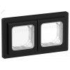 Изображение товара FLITE Рамка 2-местная IP55 Рпро-2-55-ФлЧ черный IEK FI-M20-32-55-K02