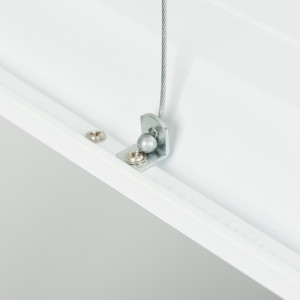 Набор SPX-T4 для панелей 600x600 029583(1), Набор для подвешивания панелей 600х600 мм. В комплекте 4 тросика с держателями, саморезы с дюбелями 4шт., винты для крепления 4 шт. Длина троса 1 метр. Максимальная нагрузка 8 кг.