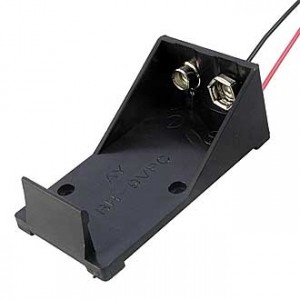 BH9VA    ДЛЯ КРОНЫ, Батарейный отсек BH9VA для батареи типа "Крона", открытый с проводом