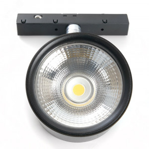 Светильник светодиодный трековый магнитный на шинопровод ДПО-10w 4000К 900Лм 48v черный 41953