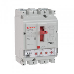 Выключатель автоматический 3п 250А 40кА Ir 0.4-1xIn Isd 1.5-10xIn YON MD250N-MR1