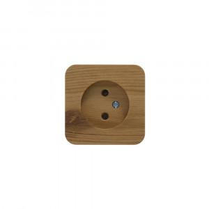 Розетка 1-м ОП Blanca 16А IP20 250В без заземл. без защ. шторок с изолир. пластиной ясень SE BLNRA000115