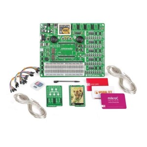 MIKROE-2655, Макетные платы и комплекты - PIC / DSPIC mikroLAB for mikromedia - PIC32 - mikroC