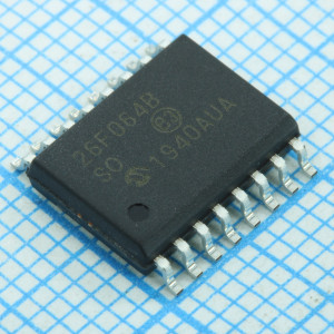 SST26VF064BA-104I/SO, Флэш-память архитектура ИЛИ-НЕ (шина SPI, сдвоенная SPI, счетверенная SPI) питание 2.5В/3В/3.3В 64M-бит 64M/32M/16M x 1/2-бит/4-бит 8нс 16-Pin SOIC W туба
