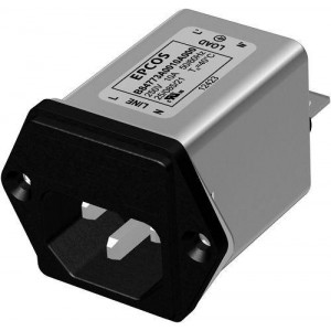 B84773A0004A000, Модули подачи электропитания переменного тока IEC-PLUG FILTER 250volts 4A 0.173mA