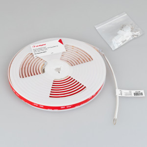 Лента герметичная COB-PS-X480-12mm 24V Day4000 (15 W/m, IP67, TWP100, 5m) 037129(1), Герметичная лента COB сплошной засветки без видимых светодиодов. Светодиоды CSP 480 шт/м (2400 шт на 5 м), белая плата, скотч 3M. Цвет ДНЕВНОЙ 4000 K, цветопередача CRI>90, угол 120°. Питание 24V, мощность 15 Вт/м (75 Вт на 5 м). Размеры 5000x12x5мм. Мин.