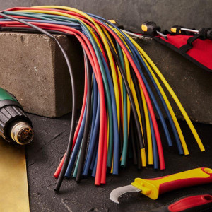 Набор трубок термоусадочных ТУТ 6.0/3.0мм 1м 5 цветов 29-0156