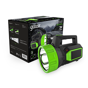 Фонарь прожекторный модель GFL604 3W 150lm lead acid 900mAh LED 1/10/40 GF604