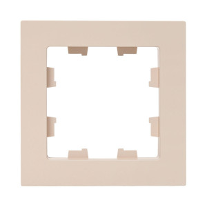 1 - местная рамка, кремовая, пластик Эпика EKF UP1-FPI-01