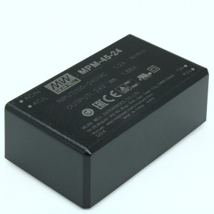 MPM-45-24, Преобразователь AC-DC на печатную плату выход 45Вт 24В/1,88А