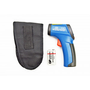 DT-812 Пирометр, инфракрасный бесконтактный термометр, Диапазон измеряемых температур -30°...+500°С ±2%, оптическое разрешение 8:1, лазерный указатель