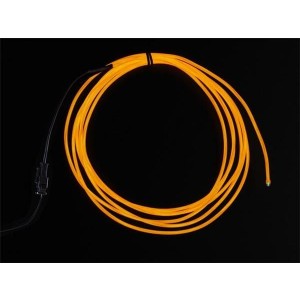 405, Принадлежности Adafruit  High Bright Orange EL Wire 2.5m