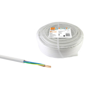 Провод ПВСмб 4х1 (100м), белый Народный SQ0118-0910