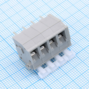 GT242V-5.0-04P-11-00, Нажимной, безвинтовой клеммный блок 4 контакта серия GT242V-5.0