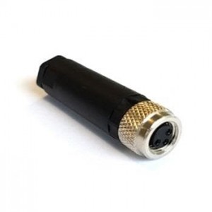 PXPPAM08FBF04AST, Цилиндрические метрические разъемы M8 Series Polyamide F Flex Body Conn