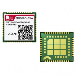 SIM800C-DS, Четырехдиапазонный модуль GSM/GPRS 850МГЦ, 900МГц, 1800МГц и 1900МГц с поддержкой кодирования CS-1, CS-2, CS-4 и CS-4