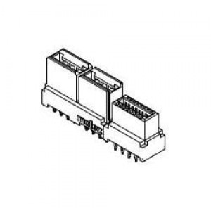 46114-4361, Сверхмощные разъемы питания LPH VERT. ASSY NO GU NO GUIDES 4PX36S CKT