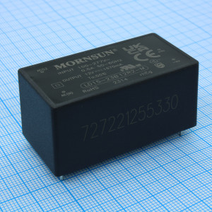 LD15-23B12R2-M, Преобразователь AC-DC на печатную плату 15Вт выход 12В/1.25A, вход 85…305V AC, 47…63Гц -40…+85°С