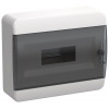 Корпус пластиковый ЩРН-П-12 IP41 черн. прозр. дверь TEKFOR TF5-KP12-N-12-41-K01-K03