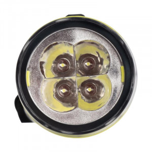 Фонарь аккумуляторный ручной AccuF2-L04-gn 4LED 2 режима: 100проц./25проц. аккум. 0.4А.ч выдвижная вилка индикатор зарядки зел. 2857859
