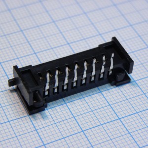 08FDZ-ST(S)(LF)(SN), Соединитель для плоского кабеля 2.54мм
