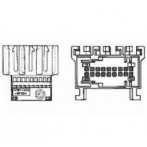 1-962692-2, Автомобильные разъемы 18P MQS PIN HOUSING