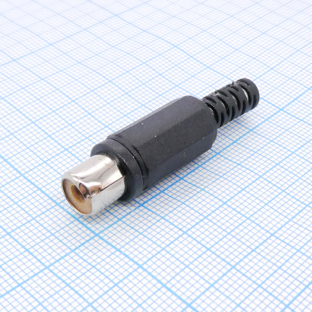 Изображение товара RP-406 гнездо каб. RCA черн.