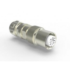 1-2308336-2, Цилиндрические метрические разъемы M12 D-CODED M-4 CAB CRIMP FEMALE 5.5-9mm