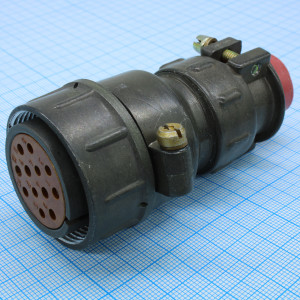 2РТТ32КПН12Г16В, Соединитель цилиндрический низкочастотный пылебрызгозащищенный